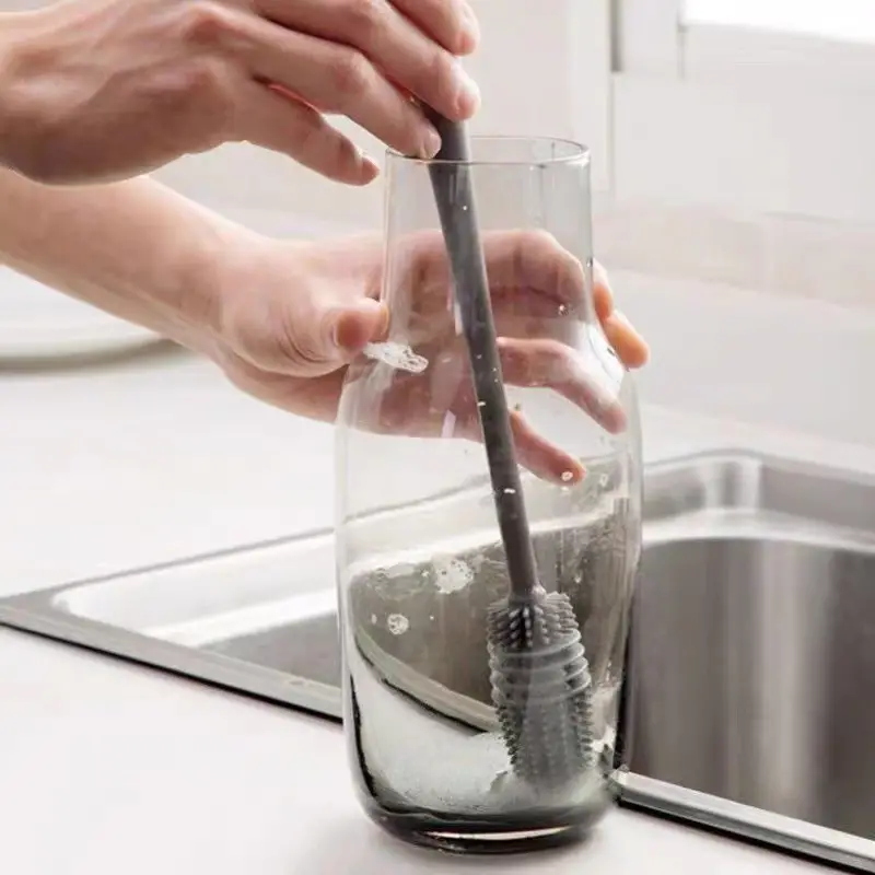 Perie lungă de curățat sticle