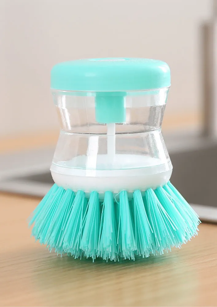 Perie de vase cu dozator pentru detergent