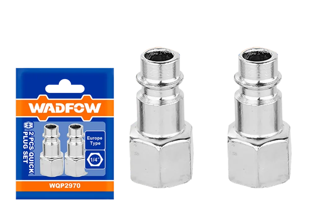 Set conector aer tata WADFOW, filet interior 1/4" (2 bucati)