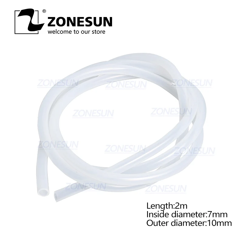 Zonesun PJ-GZ7 2M (L) * 7mm ID rotund de umplutură conductă de plastic pentru umplere pentru umplere