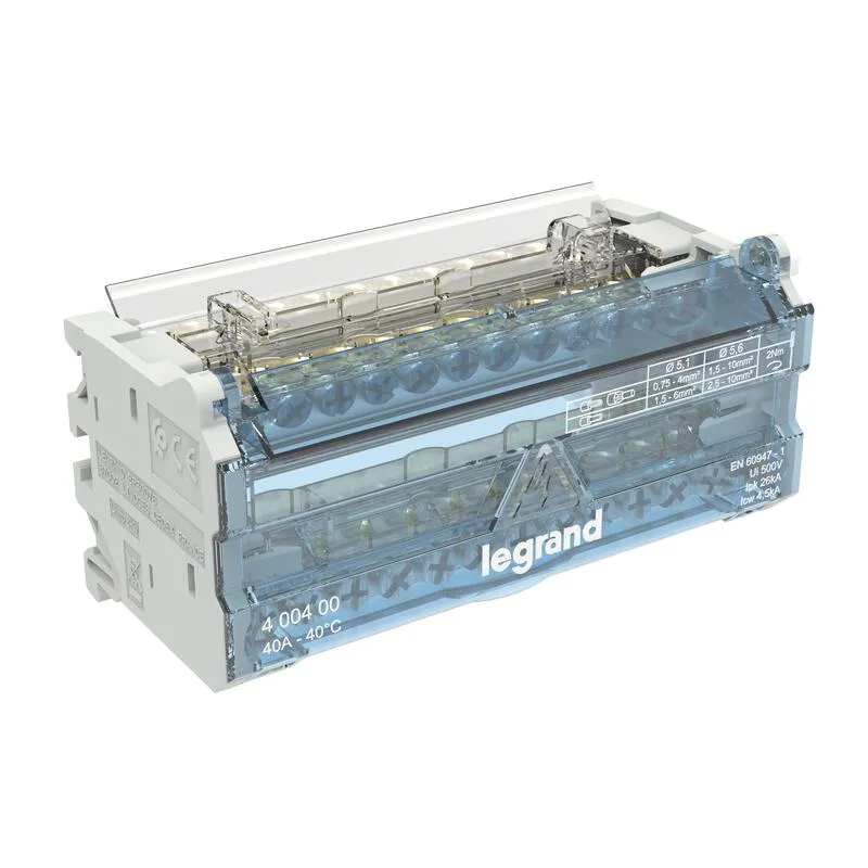 Repartitor modular, 2P, 40A, 6 module, Legrand 400400