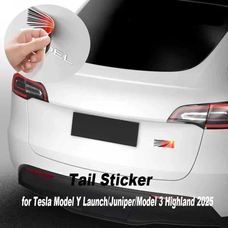 Prima ediție pentru Tesla Model Y Launch/Juniper/Model 3 Highland 2025 Accesorii cu logo în stil auto prima ediție comemor...