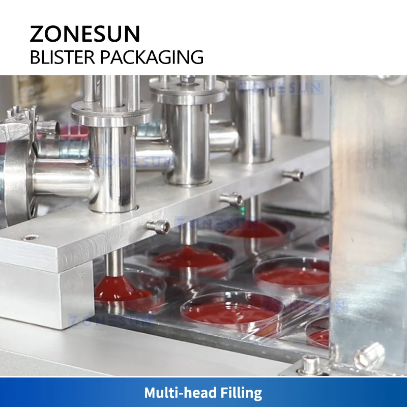 ZS-PJZN18 Blister Cup Packing Machine | Automatic Multi-Cup Sealing