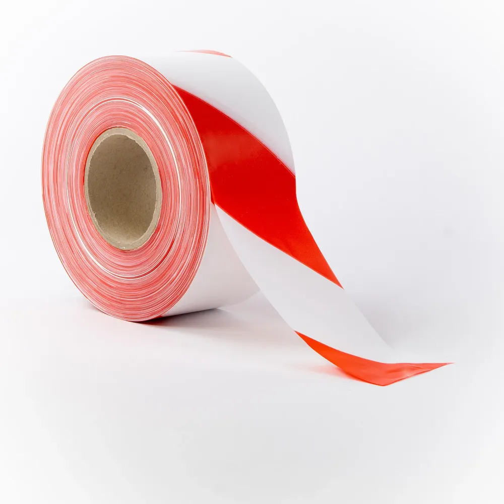 Bandă delimitare – Premium „Güte” – 500m x 80mm – roșu/alb