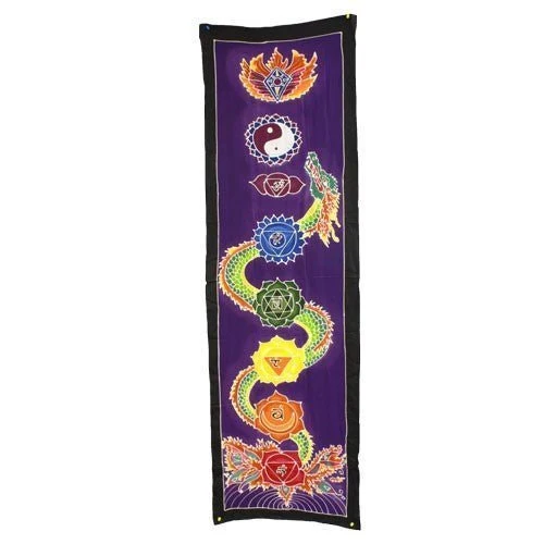 Panglică Chakra Dragon Agățat de Perete 175x53cm
