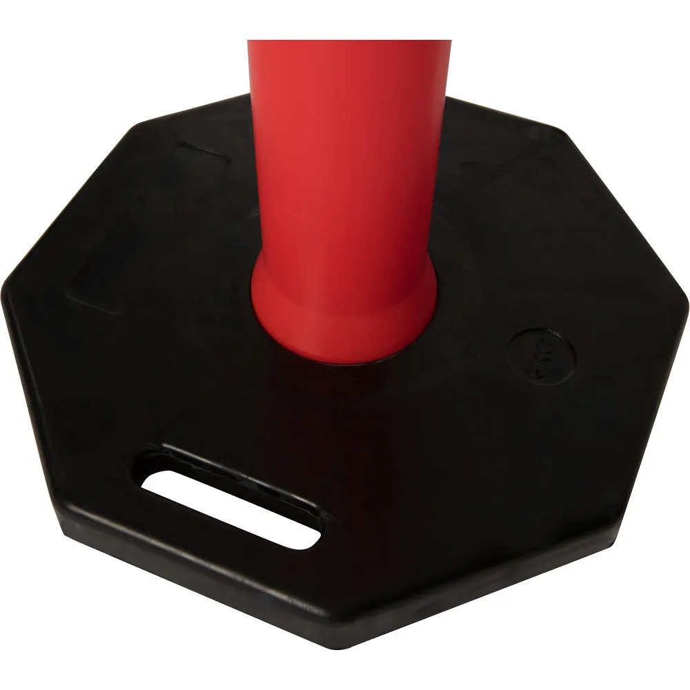 (10 Set) Flexibarrier T-Top Bolar cu bază + 500 m Bandă delimitare – 115 cm