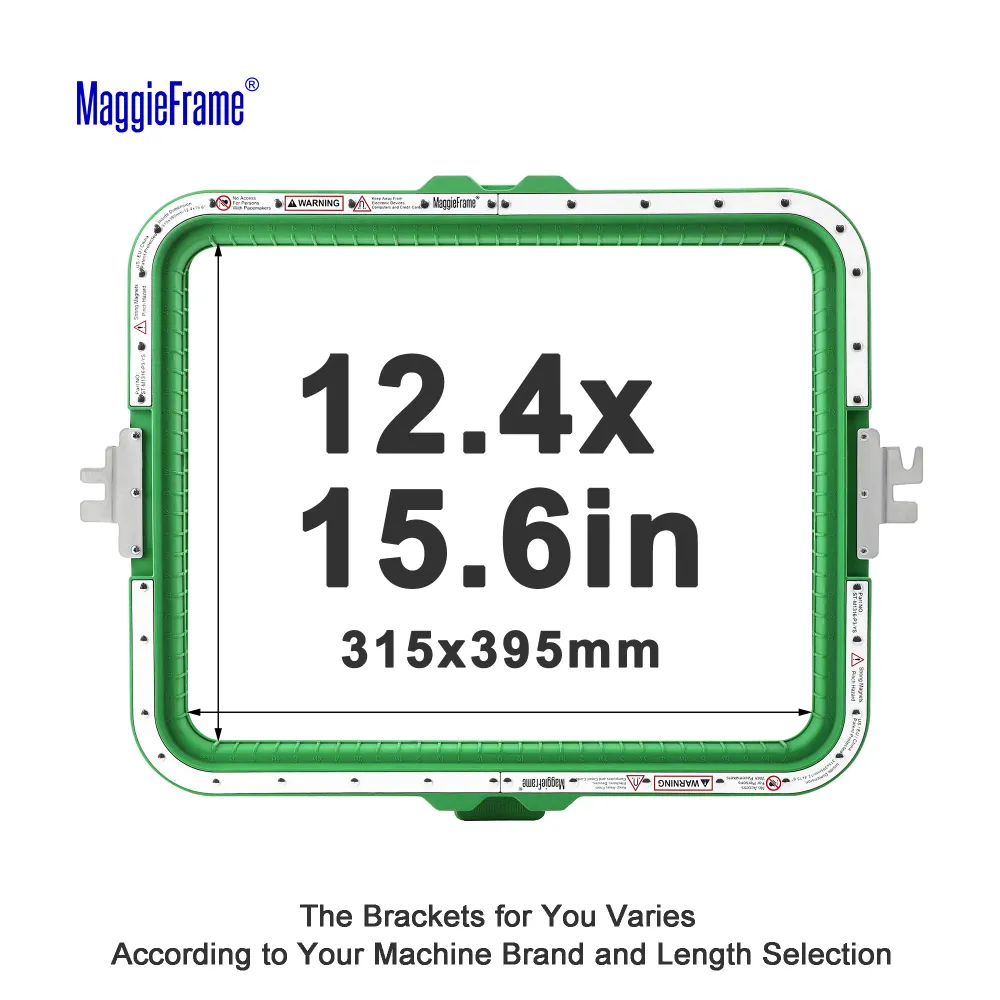 Cerc Magnetic MaggieFrame 12.4″×15.6″ (315×395 mm) pentru mașini de brodat Barudan EFP