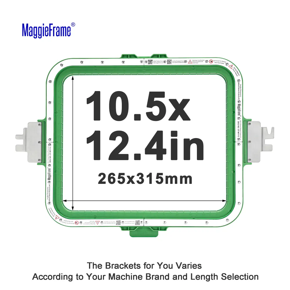 Ramă magnetică MaggieFrame 10.5″ × 12.4″ (265 × 315 mm) pentru mașina de brodat Barudan EFP