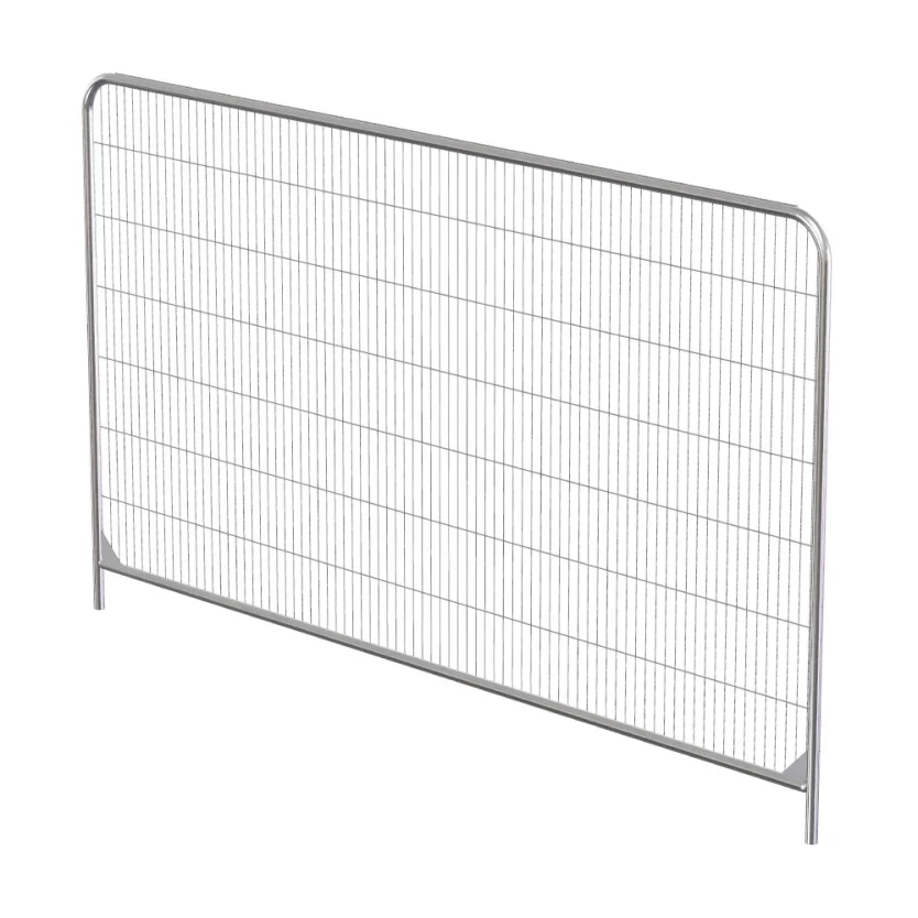 Set gard temporar -Standard- 105m (panouri cu partea superioară rotunjită)