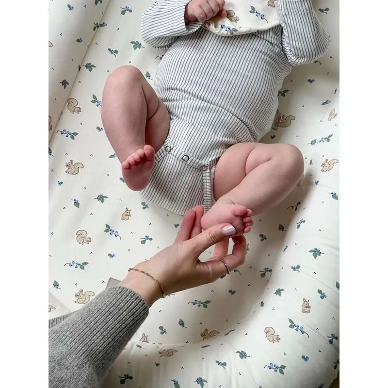 Cam Cam Copenhagen Babynest - OCS - Blueberries Padlock Loop