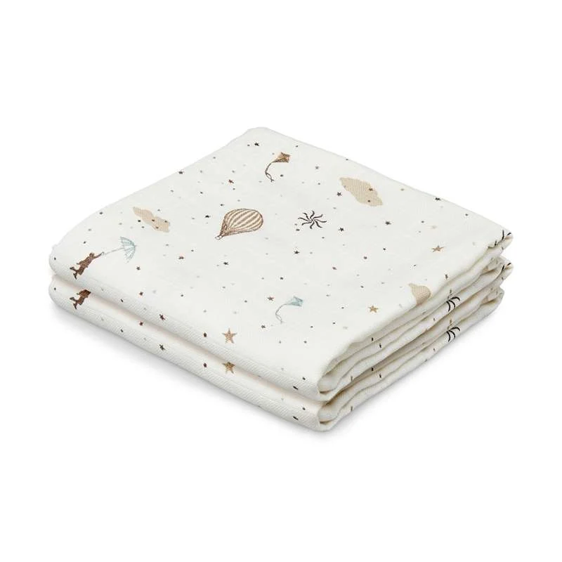 Cam Cam Copenhagen Pânză de 100% cotton - 2-Pak - GOTS - Dreamland
