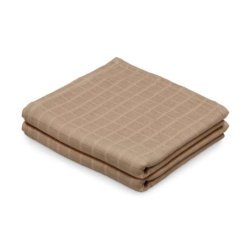 Cam Cam Copenhagen Pânză de 100% cotton - 2-Pak - GOTS - Camel
