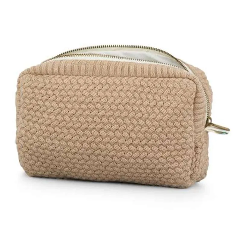 Heavy Duty Toggle Cam Cam Copenhagen Toilettaske - Strik - OCS - Latte/Classic Stripes Camel