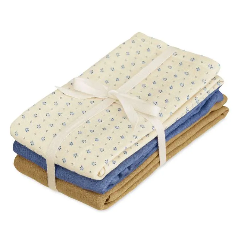 Latch Slam Cam Cam Copenhagen Pânză de 100% cotton - pachet de 3 - GOTS - Capri