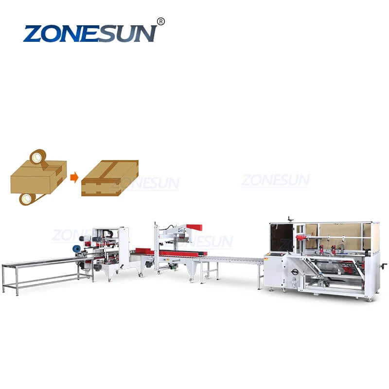 ZS-CSPM1 Cutie automată CARTON CARTON ERECTOR H TIP TIP CARTON Tapeare Mașă de etanșare Mașă de ambalare etanșării