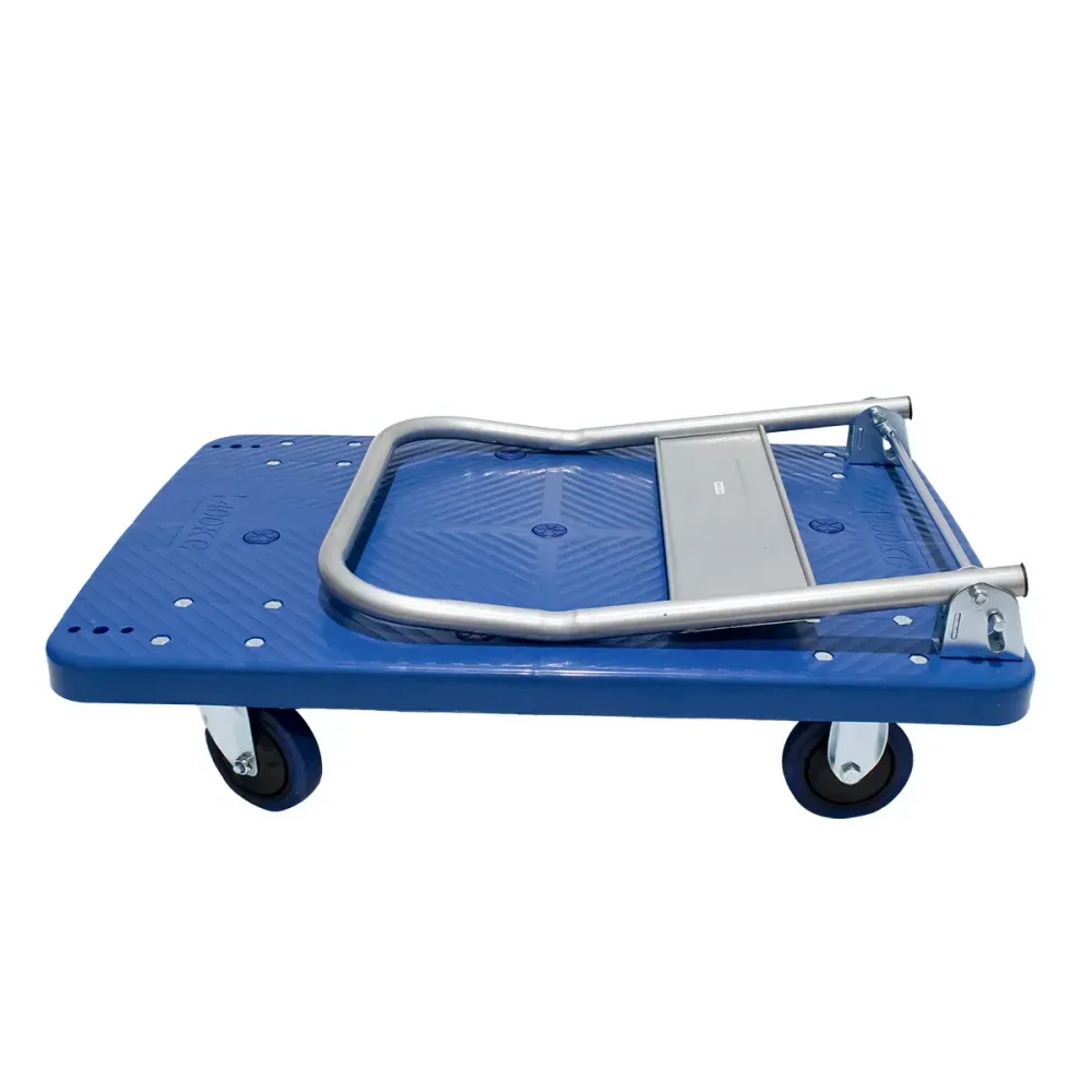Carucior pliabil, platforma transport marfa, Naimeed D5657S, 200kg, Albastru