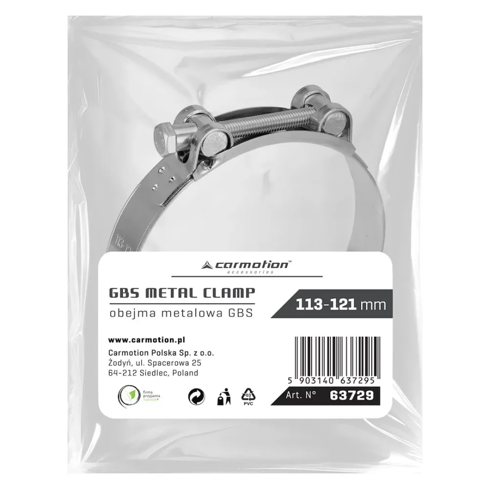 Clemă metalică GBS 113-121 mm