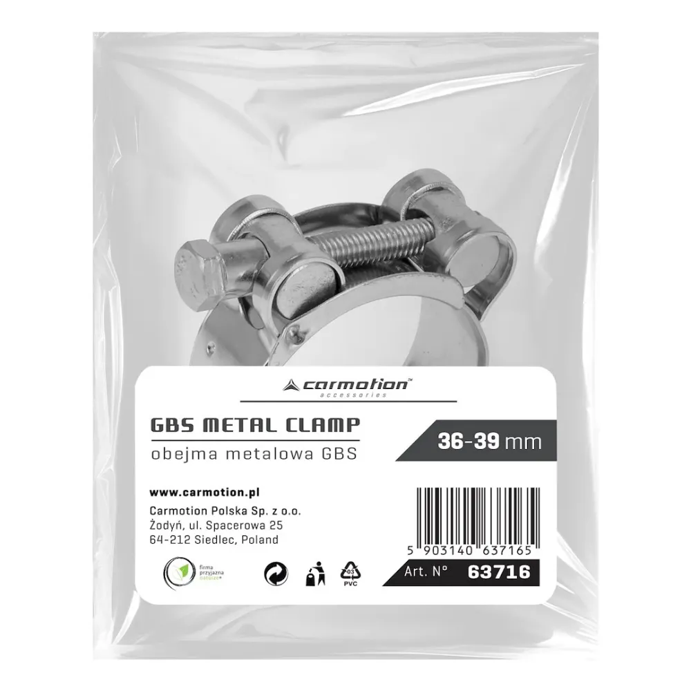 Colier GBS metalic 36-39 mm