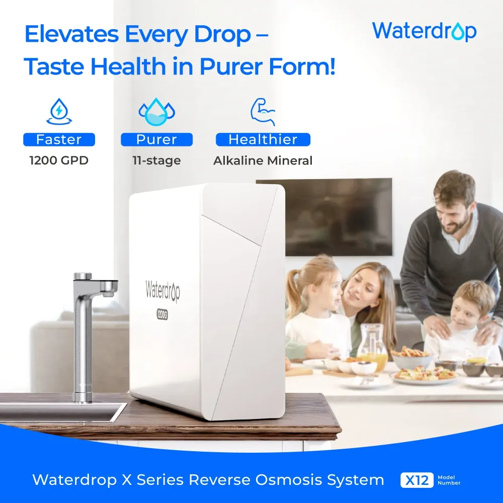 Sistem de osmoză inversă Waterdrop X Series, X12-F2