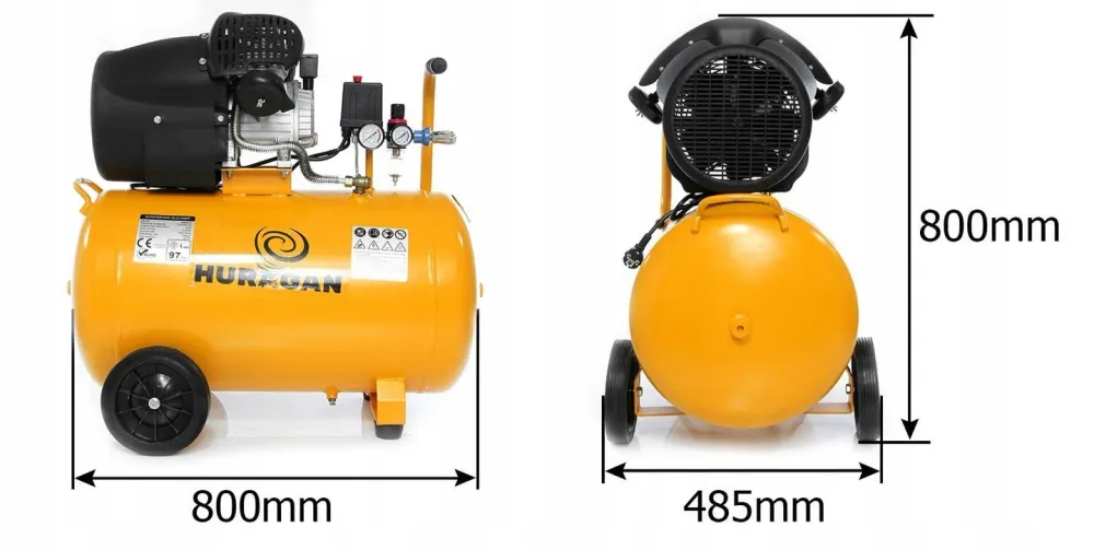 Compresor aer comprimat 100 Litri 220v 530l/min