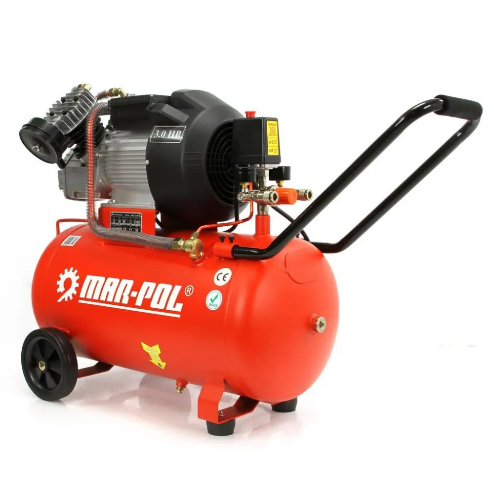 Compresor aer comprimat profesional, 50 litri, 2 pistoane, 390L/min 3HP
