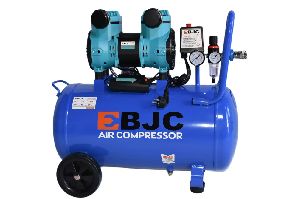 Compresor de aer 50 litri silentios fara ulei 2CP BJC