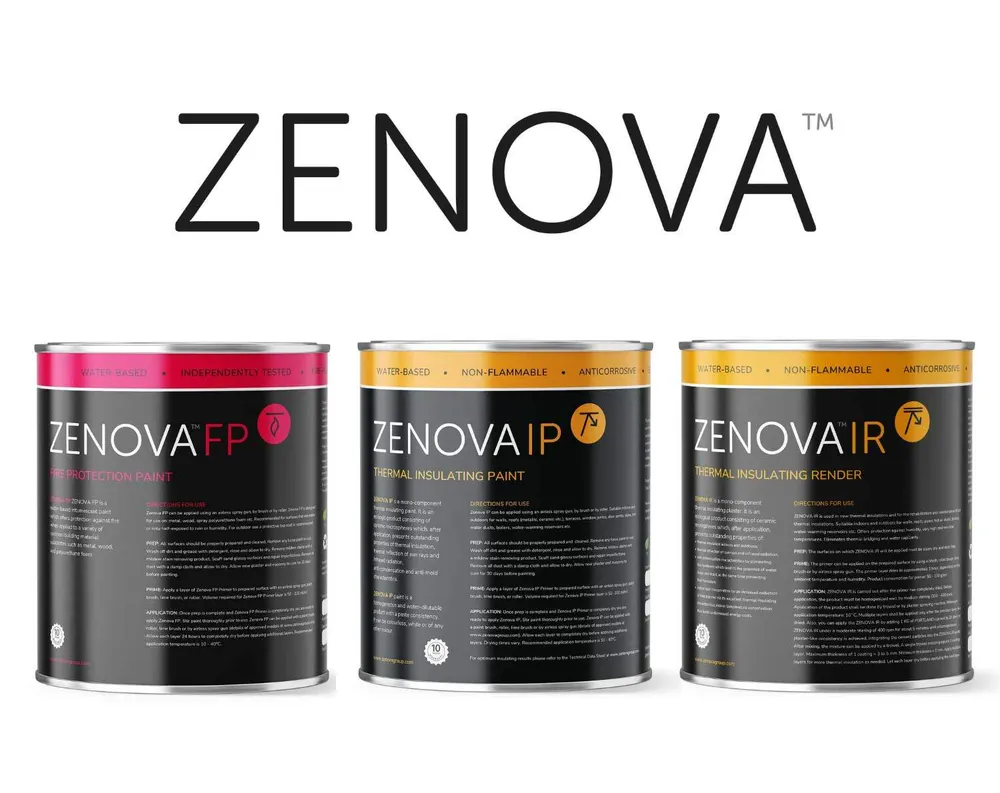 Vopsea Termoizolantă de Tencuială - Zenova IR