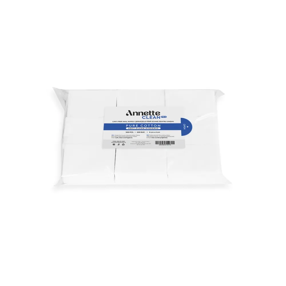 Servetele Unghii Fara Scame 500 buc Annette Nails NW-01-500