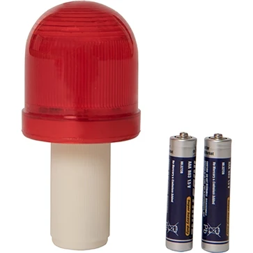 Con rutier pliabil cu lampă de avertizare integrată