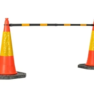 Pachet Flexibarrier Con rutier + bară retractabilă pentru con (Acoperă până la 10m)
