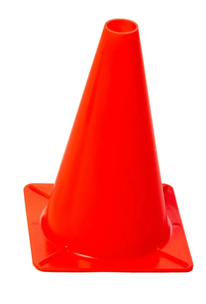 (Set de 20) Flexibarrier Plastic Con rutier 30cm (Portocaliu fluorescent)