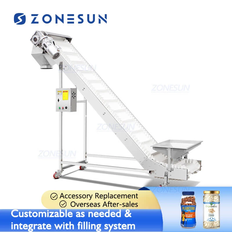 Zonesun ZS-SLJ2 NUTS GRANULE GRANULUI GRANEată Aletat înclinat Mașă de alimentare cereale
