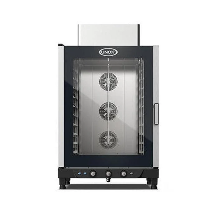 Cuptor UNOX pentru patiserie BAKERLUX 10 tavi 600x400 alimentare pe gaz, comenzi electromecanice