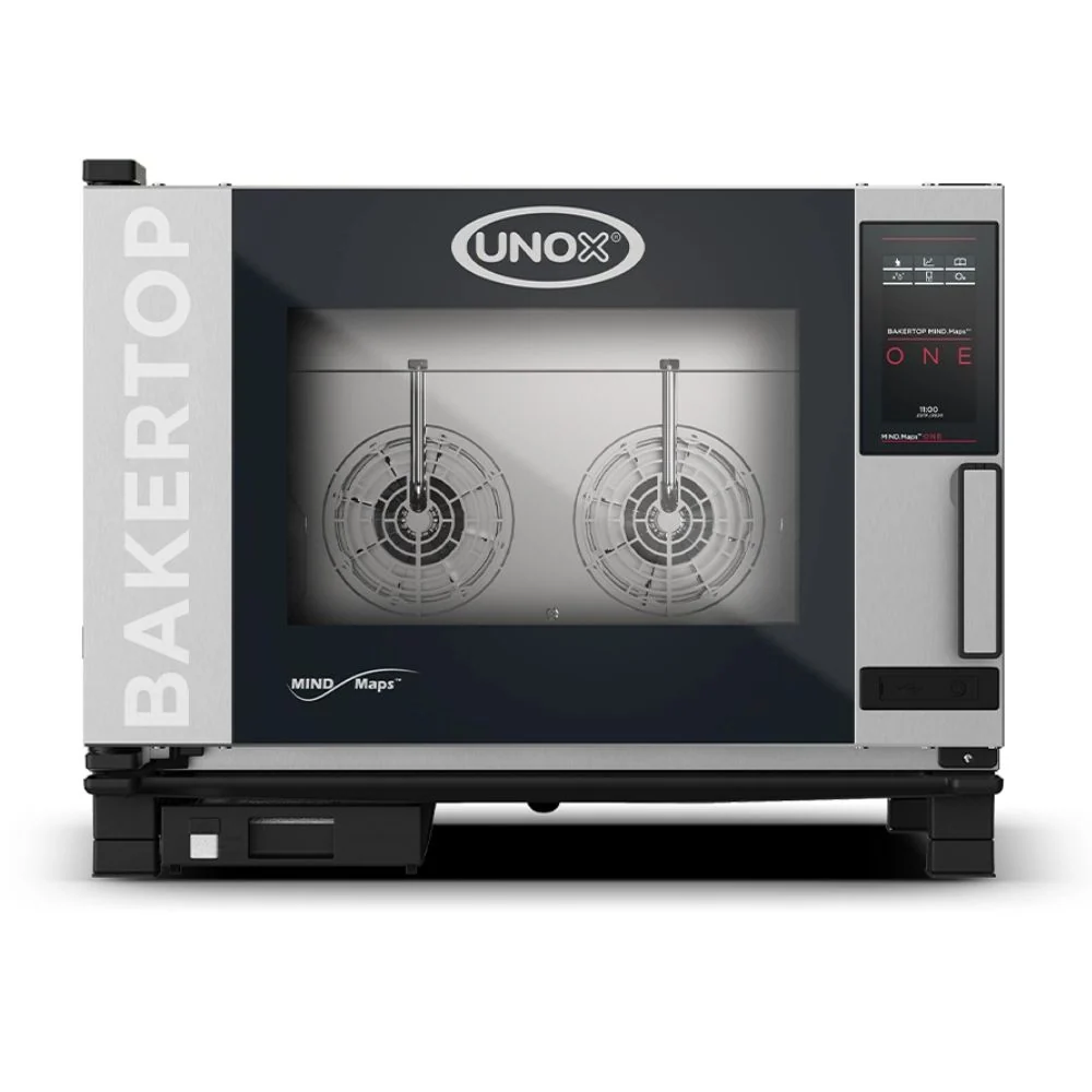 Cuptor UNOX pentru patiserie BAKERTOP MIND.Maps ONE4 tavi 600x400 alimentare electrica, comenzi touch screen cu display 9.5"