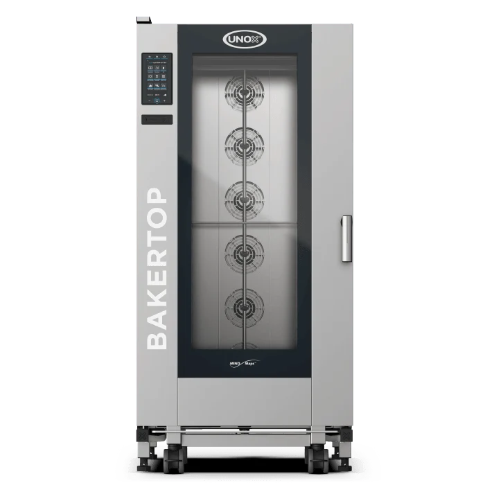 Cuptor UNOX pentru patiserie BAKERTOP MIND.Maps PLUS 16 tavi 600x400 alimentare pe gaz, comenzi touch screen cu display 9.5"