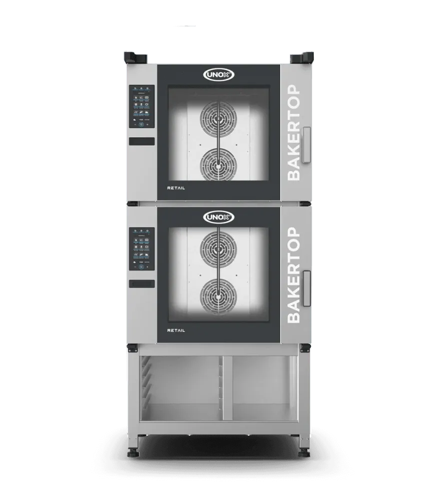 Cuptor UNOX pentru patiserie BAKERTOP RETAIL alimentare electrica, comenzi touch screen cu display 9.5"