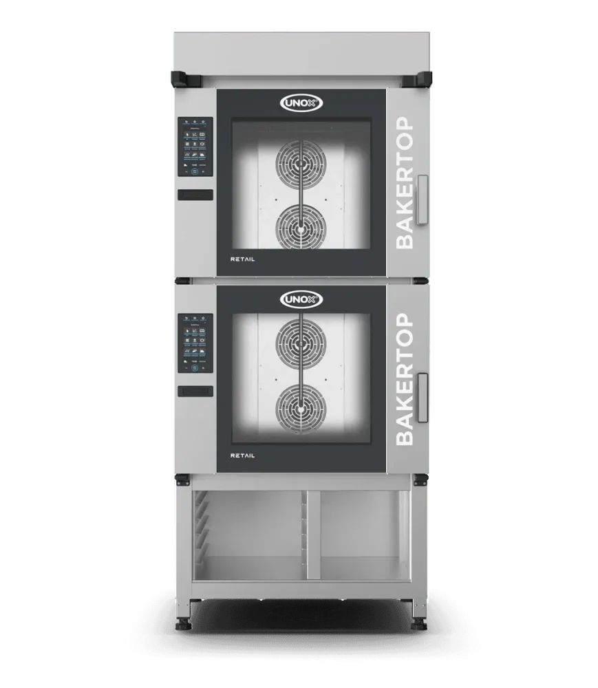 Cuptor UNOX pentru patiserie BAKERTOP RETAIL alimentare electrica, comenzi touch screen cu display 9.5"