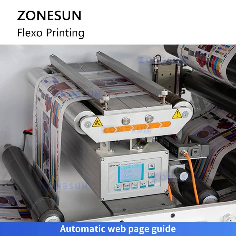 ZONESUN ZS-RY4 Automatic 4-Color Flexo Printing Machine