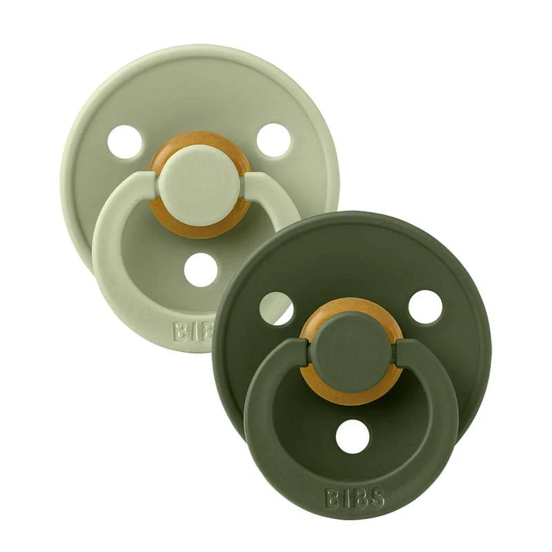 BIBS Sut de culoare simetric - 2-pachet - măr. 2 - cauciuc unrefined - Sage/Hunter Green
