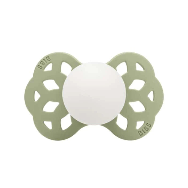BIBS Symmetrisk Infinity Sut - Str. 1 - Silikone - GLOW - Sage