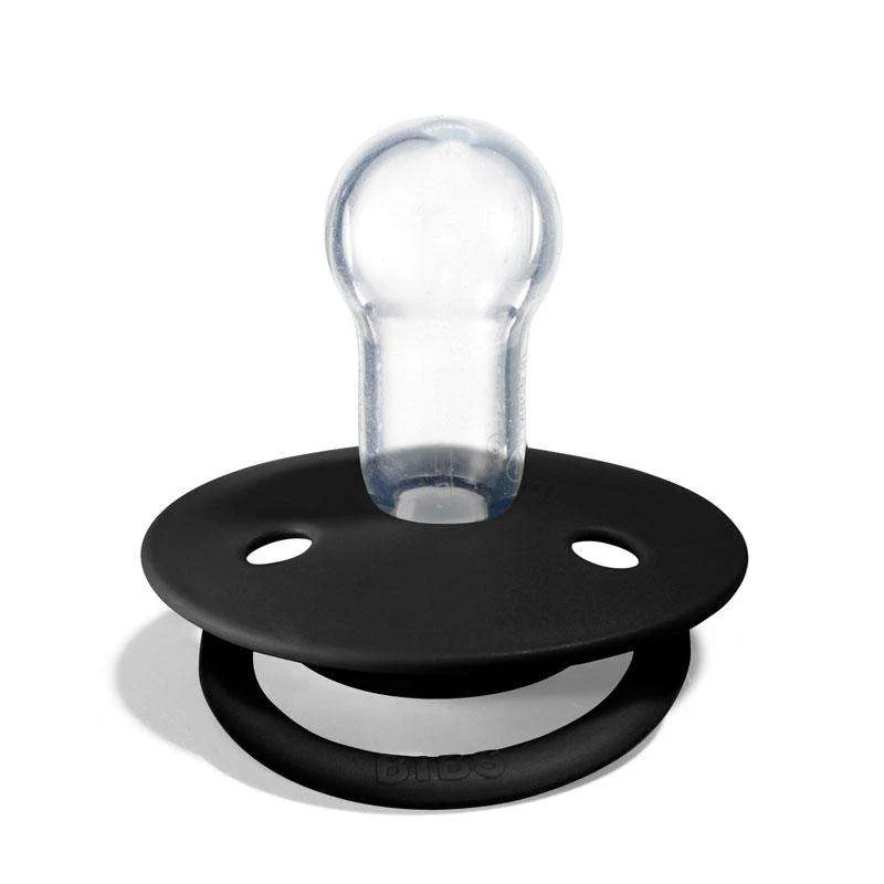 BIBS De De top Sut - 2-Pak - Onesize - Silikone - Cloud/Black from Dental Supplier