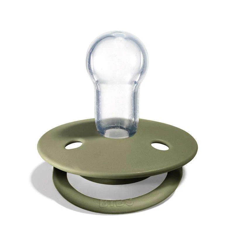 BIBS De De top Sut - 2-Pak - Onesize - Silikone - Honey Bee/Olive