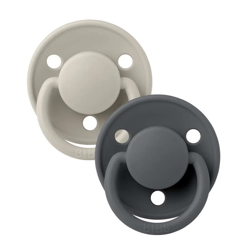 BIBS De De top Sut - 2-Pak - Onesize - Silikone - Sand/Iron from Dental Supplier