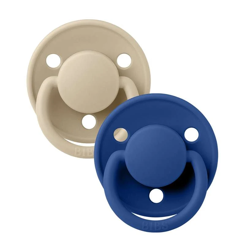 BIBS De De top Sut - 2-Pak - Onesize - Silikone - Vanilla/Cornflower