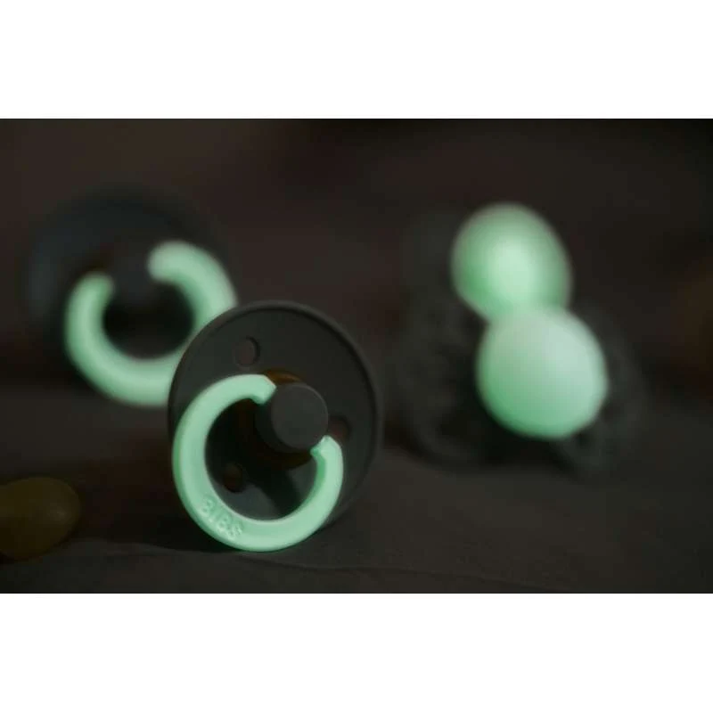 Suzeta Bibs Rotundă Colour - Sampak - 8 buc. - măr. 1 - GLOW - Sage