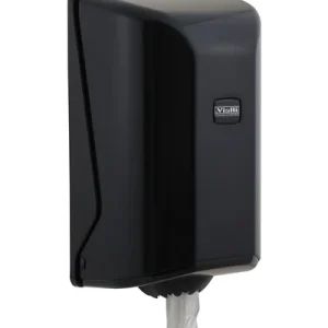 Dispenser derulare centrala,mini, negru,pentru rola prosop