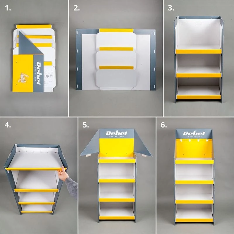 Display stand Rebel MR-RB-400 | 4kg, 60cm, Roșu