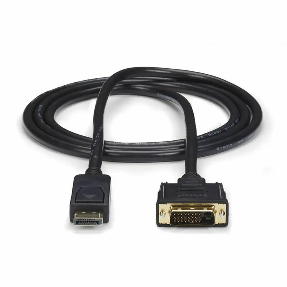 Adaptor DisplayPort la DVI Startech DP2DVI2MM6 (1,8 m) Negru 1.8 m