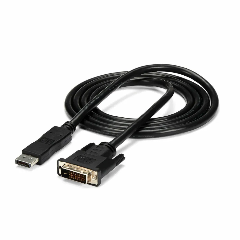 Adaptor DisplayPort la DVI Startech DP2DVIMM6 (1,8 m) Negru 1.8 m