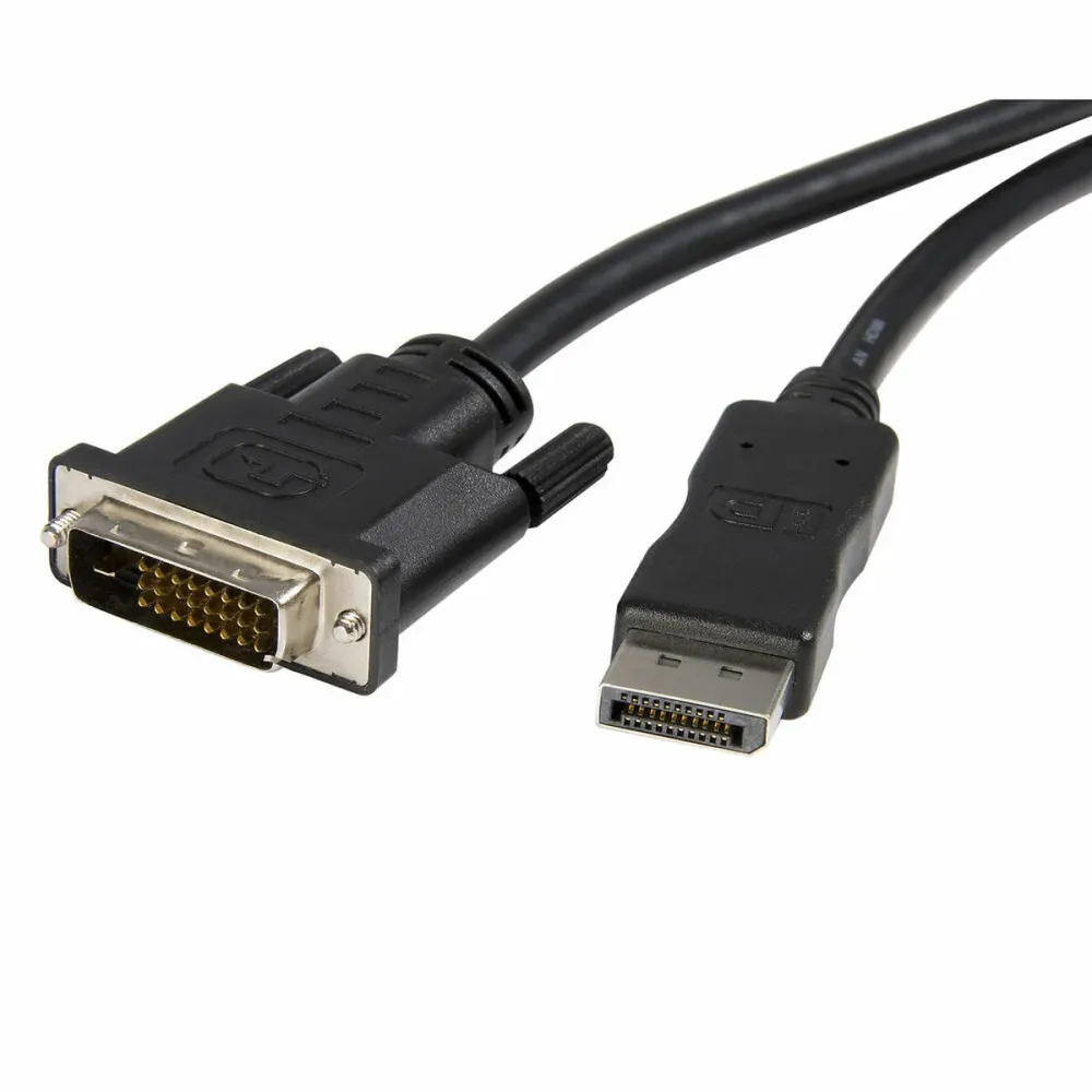Adaptor DisplayPort la DVI Startech DP2DVIMM6 (1,8 m) Negru 1.8 m